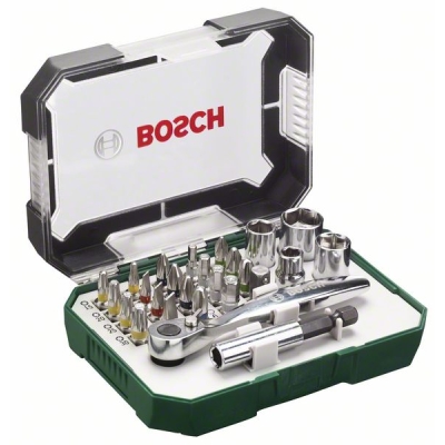 Bosch 26 dílný šroubovací mini set s ráčnou PROFESSIONAL