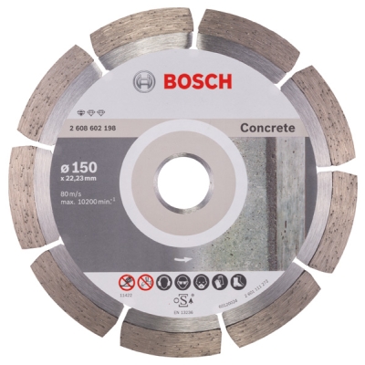 Bosch Diamantový dělicí kotouč Standard for Concrete 150 x 22, 23 x 2 x 10 mm PROFESSIONAL