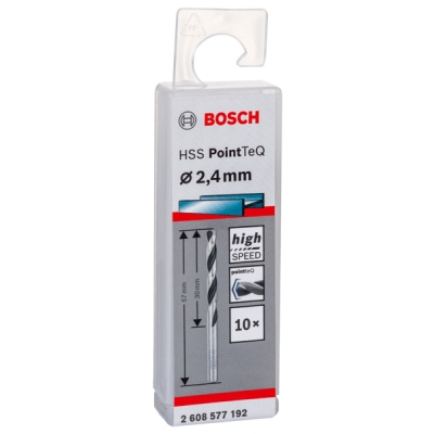 Bosch Spirálový vrták HSS PointTeQ 2, 4 mm PROFESSIONAL