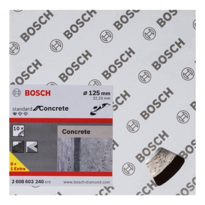 Bosch Diamantový dělicí kotouč Standard for Concrete 125 x 22, 23 x 1, 6 x 10 mm PROFESSIONAL