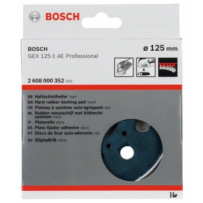 Bosch Brusné talíře tvrdé, 125 mm PROFESSIONAL