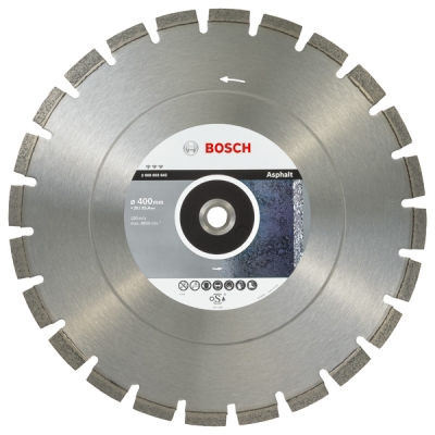 Bosch Diamantový dělicí kotouč Best for Asphalt 400 x 20/25, 40 x 3, 2 x 12 mm PROFESSIONAL