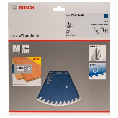 Bosch Pilový kotouč do okružních pil Best for Laminate 216 x 30 x 2, 5 mm, 60 PROFESSIONAL