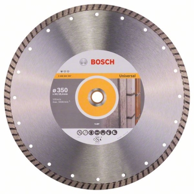 Bosch Diamantový dělicí kotouč Standard for Universal Turbo 350 x 20/25, 40 x 3 x 10 mm PROFESSIONAL