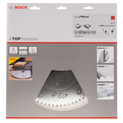 Bosch Pilový kotouč do okružních pil Top Precision Best for Wood 300 x 30 x 3, 2 mm, 72 PROFESSIONAL