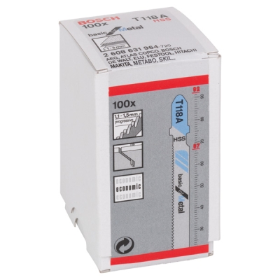 Bosch Pilový plátek do kmitací pily T 118 A Basic for Metal PROFESSIONAL