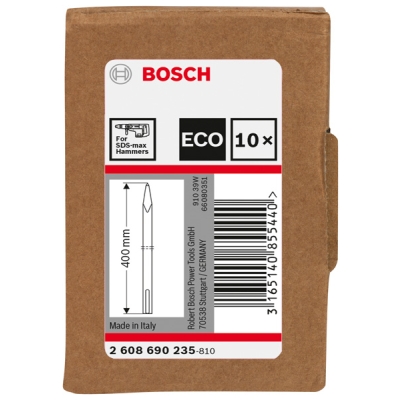 Bosch 10dílná sada 400mm špičatých sekáčů SDS-max 400 mm PROFESSIONAL