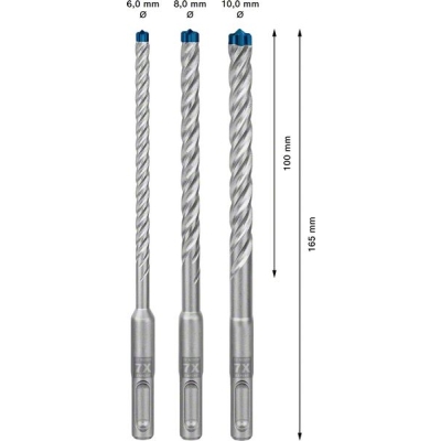 Bosch Sady vrtáků do kladiv EXPERT SDS plus-7X