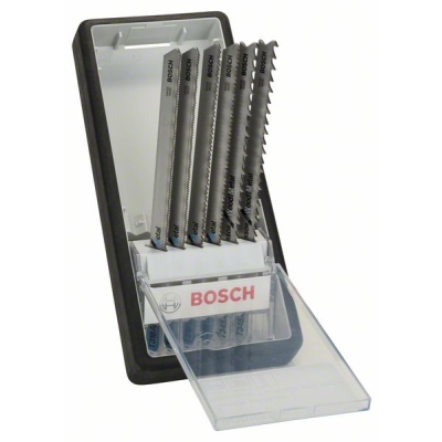 Bosch 6dílná sada pilových plátků Robust Line Metal Profile, se stopkou T T 318 AF (2x); T 318 BF (2x); T 345 XF (2x) PROFESSIONAL