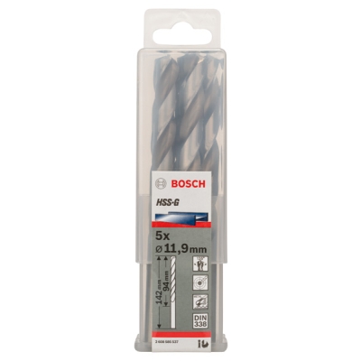 Bosch Vrtáky do kovu HSS-G, DIN 338 11, 9 x 101 x 151 mm PROFESSIONAL