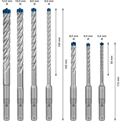 Bosch Sady vrtáků do kladiv EXPERT SDS plus-7X