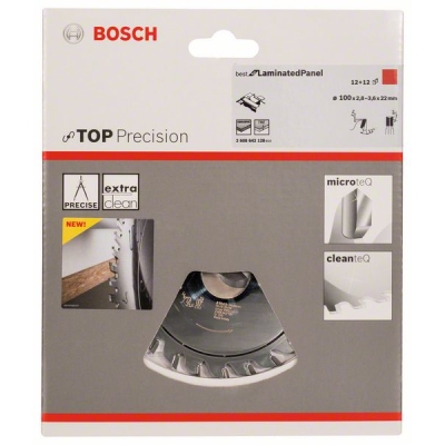 Bosch Předřezový kotouč Top Precision Laminated Panel 100 x 22 x 2, 8-3, 6 mm, 12+12 PROFESSIONAL