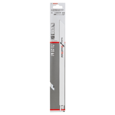 Bosch Pilový plátek do pily ocasky S 1222 VF Flexible for Wood and Metal PROFESSIONAL