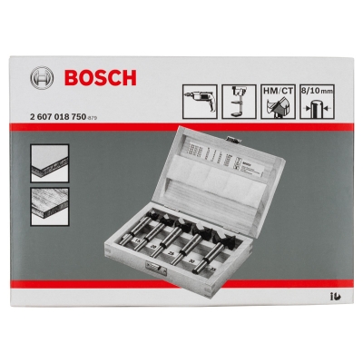 Bosch Sada středicích vrtáků se dvěma ostřími, 5dílná, tvrdokov 15; 20; 25; 30; 35 mm PROFESSIONAL