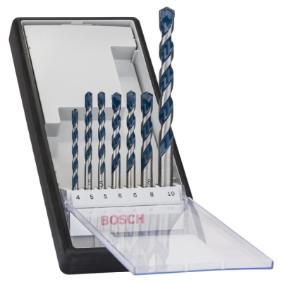 Bosch 7dílná sada vrtáků do betonu Robust Line CYL-5 4; 5; 5; 6; 6; 8; 10 mm PROFESSIONAL