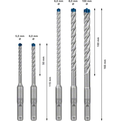 Bosch Sady vrtáků do kladiv EXPERT SDS plus-7X