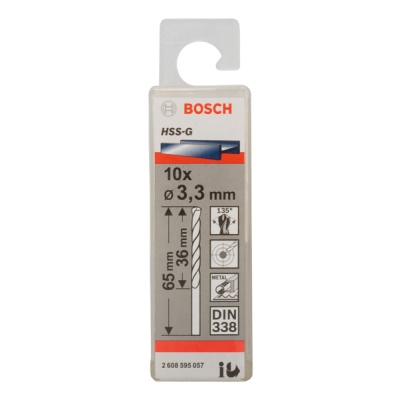 Bosch Vrták PRO Metal HSS-G do kovu se standardní délkou