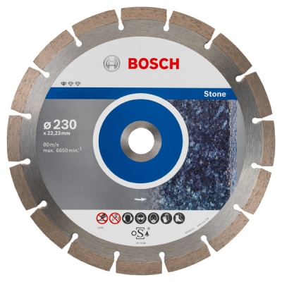 Bosch Diamantový dělicí kotouč Standard for Stone 230 x 22, 23 x 2, 3 x 10 mm PROFESSIONAL