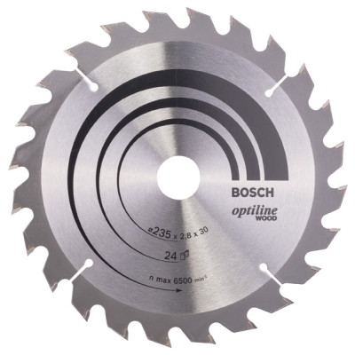 Bosch Pilový kotouč Optiline Wood 235 x 30/25 x 2, 8 mm, 24 PROFESSIONAL