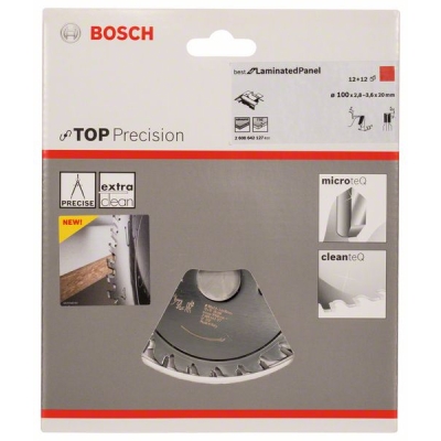 Bosch Předřezový kotouč Top Precision Laminated Panel 100 x 20 x 2, 8-3, 6 mm, 12+12 PROFESSIONAL