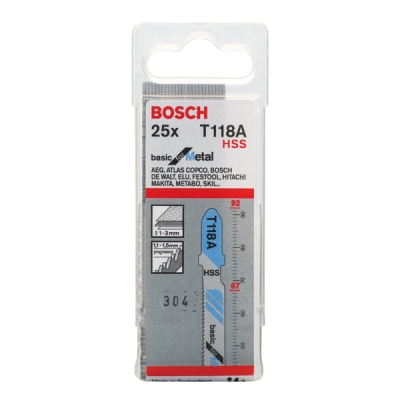 Bosch Pilový plátek do kmitací pily T 118 A Basic for Metal PROFESSIONAL