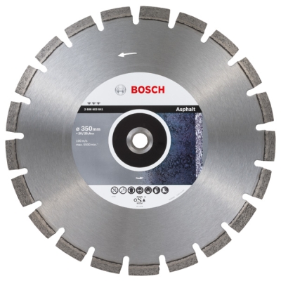 Bosch Diamantový dělicí kotouč Best for Asphalt 350 x 20/25, 40 x 3, 2 x 12 mm PROFESSIONAL