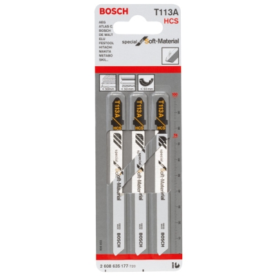 Bosch Pilový plátek do kmitací pily T 113 A Special for Soft Material PROFESSIONAL