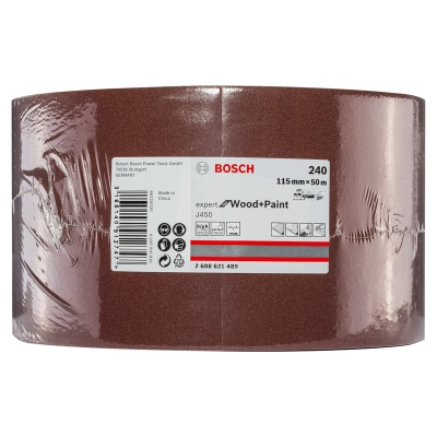 Bosch J450 Expert for Wood and Paint, 115 mm × 50 m, G240 115mm X 50m, G240 PROFESSIONAL