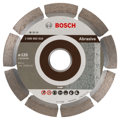 Bosch Diamantový dělicí kotouč Standard for Abrasive 125 x 22, 23 x 6 x 7 mm PROFESSIONAL