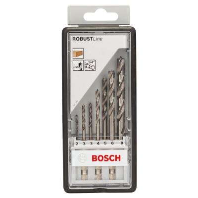 Bosch Sada vrtáků do dřeva PRO Wood HSS Hex