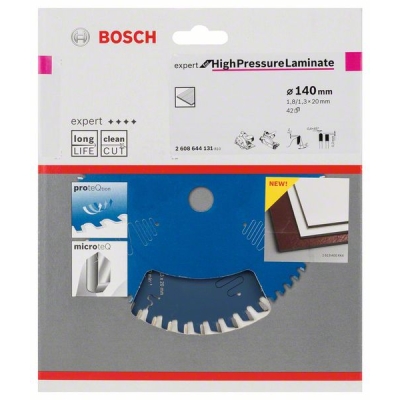 Bosch Pilový kotouč Expert for High Pressure Laminate 140 x 20 x 1, 8 mm, 42 PROFESSIONAL