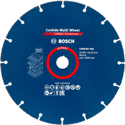 Bosch Víceúčelový řezací kotouč EXPERT Carbide Multi Wheel 230 mm