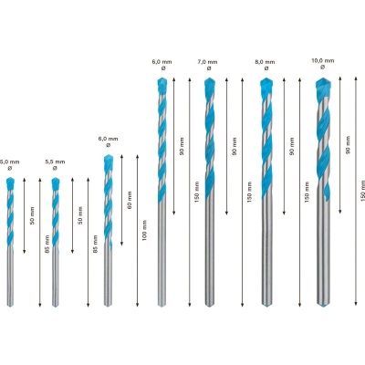 Bosch Sady víceúčelových vrtáků EXPERT CYL-9 MultiConstruction