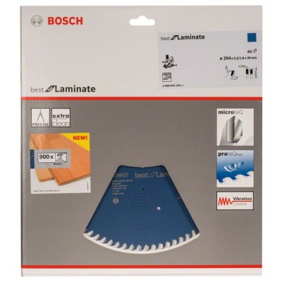 Bosch Pilový kotouč do okružních pil Best for Laminate 254 x 30 x 2, 5 mm, 84 PROFESSIONAL