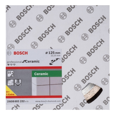 Bosch Diamantový dělicí kotouč Standard for Ceramic 125 x 22, 23 x 1, 6 x 7 mm PROFESSIONAL