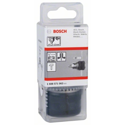 Bosch Sklíčidla s ozubeným věncem do 13 mm 1, 5-13 mm, 1/2" 20 PROFESSIONAL