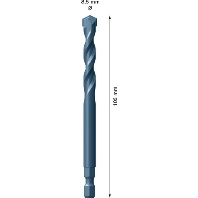 Bosch EXPERT pro Power Change Plus středicí vrták TCT 8, 5×105mm PROFESSIONAL