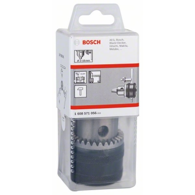 Bosch Sklíčidla s ozubeným věncem do 16 mm 3-16 mm, 5/8" 16 PROFESSIONAL