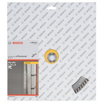 Bosch Diamantový dělicí kotouč Standard for Universal Turbo 300 x 22, 23 x 3 x 10 mm PROFESSIONAL