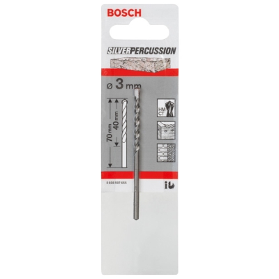 Bosch Vrták do betonu CYL-3 3 x 40 x 70 mm, d 2, 8 mm PROFESSIONAL