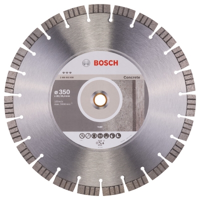 Bosch Diamantový dělicí kotouč Best for Concrete 350 x 20, 00+25, 40 x 3, 2 x 15 mm PROFESSIONAL