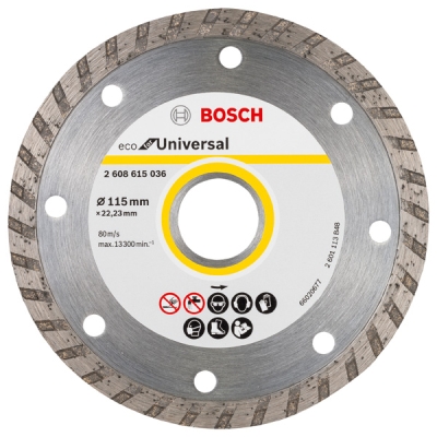 Bosch Diamantový dělicí kotouč ECO For Universal 115x22.23x2.0x7 PROFESSIONAL