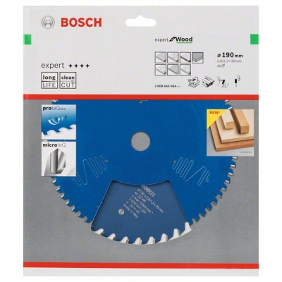 Bosch Pilový kotouč Expert for Wood 190 x 30 x 2, 0 mm, 40 PROFESSIONAL