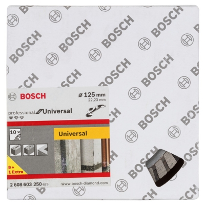 Bosch Diamantový dělicí kotouč Standard for Universal Turbo 125 x 22, 23 x 2 x 10 mm PROFESSIONAL