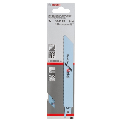 Bosch Pilový plátek do pily ocasky S 922 EF Flexible for Metal PROFESSIONAL