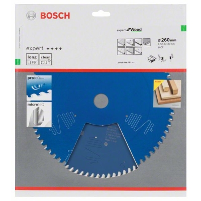 Bosch Pilový kotouč Expert for Wood 260 x 30 x 2, 8 mm, 80 PROFESSIONAL