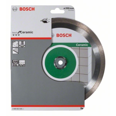 Bosch Diamantový dělicí kotouč Best for Ceramic 200 x 25, 40 x 2, 2 x 10 mm PROFESSIONAL