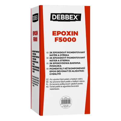 Den Braven EPOXIN F5000 5 + 1 kg sada plechovek černá RAL 9005