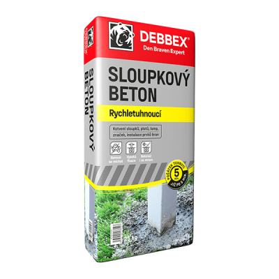 Den Braven Sloupkový beton rychletuhnoucí 25 kg pytel