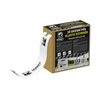 Den Braven 3D okenní pás ELASTIC EXTERIÉR 70 mm × 25 m